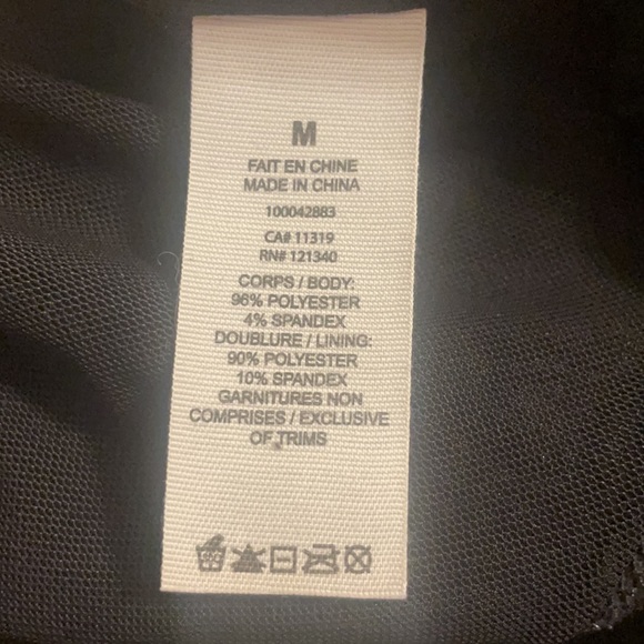 Garage, Black velvet Tank top, size medium - Picture 4 of 4